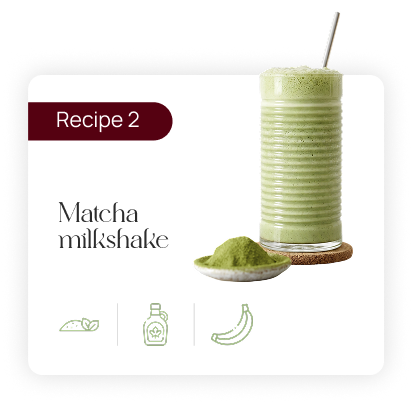 Recipe 2 - Matcha milkshake